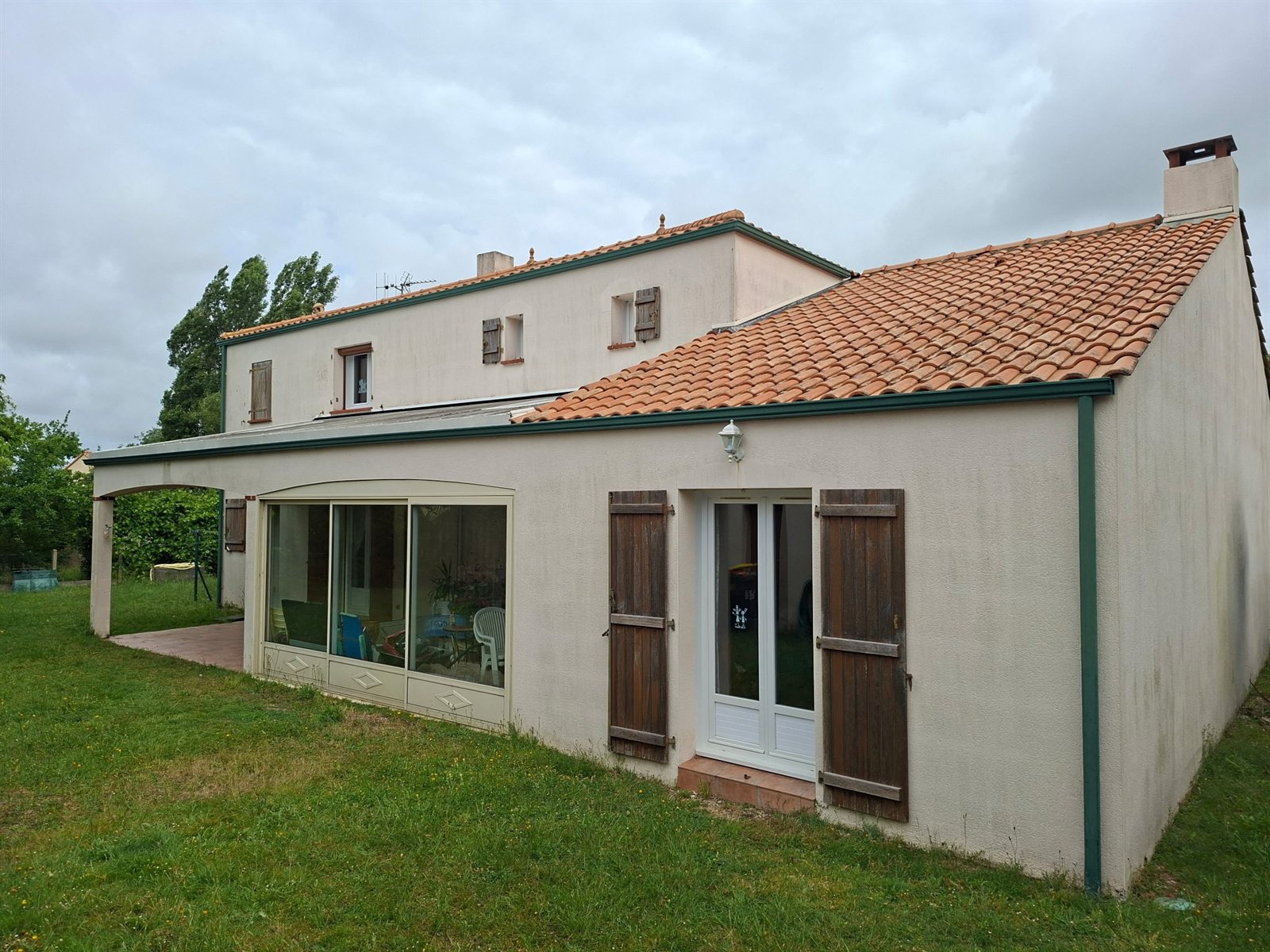Élévations extérieures d’une maison — avant intervention